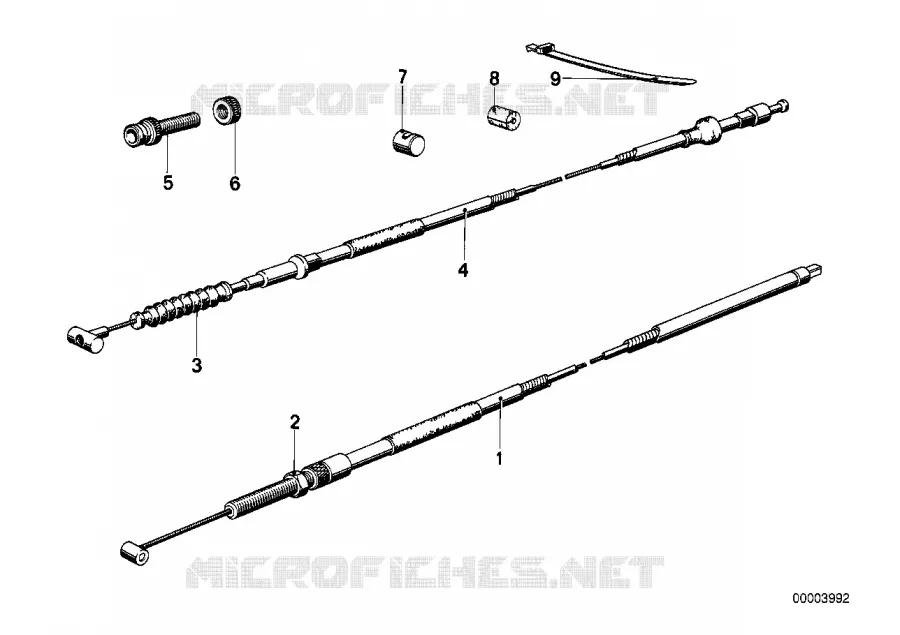 Câble Bowden BMW Motorrad BMW Motorrad Classic R 45 1978 Boxer (78-85)  R45