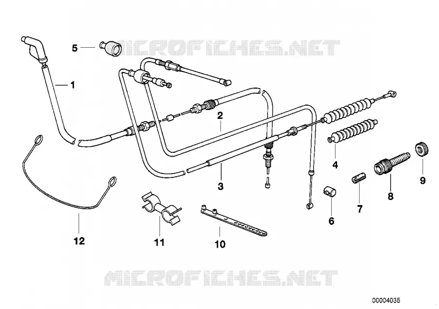 Câble Bowden BMW Motorrad BMW Motorrad R 1100 1993 4V  259R (0402,0407)
