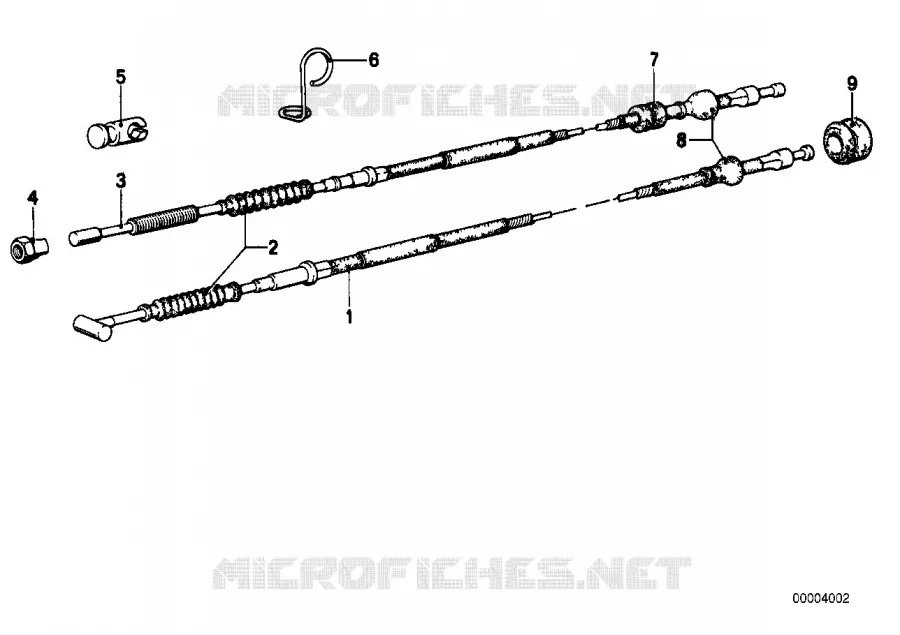 Cable dembrayage/cable de frein BMW Motorrad BMW Motorrad Classic R 60 1975 Boxer (69-76)  R60
