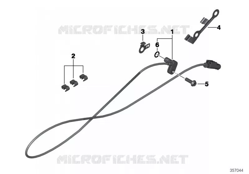 Capteur du compte-tours, arrière BMW Motorrad BMW Motorrad R 1200 2015 K5x  K50 (0A51, 0A61)