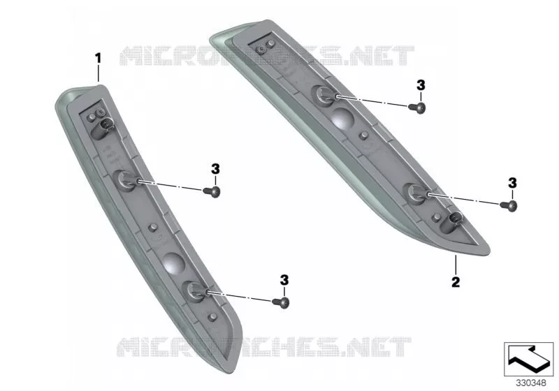 Clignotants avant BMW Motorrad BMW Motorrad K 1600 2017 6 cyl.  K61 (0F51, 0F53)