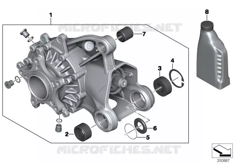 Couple conique arrière BMW Motorrad BMW Motorrad R 1250 2017   K53 (0J71, 0J73)