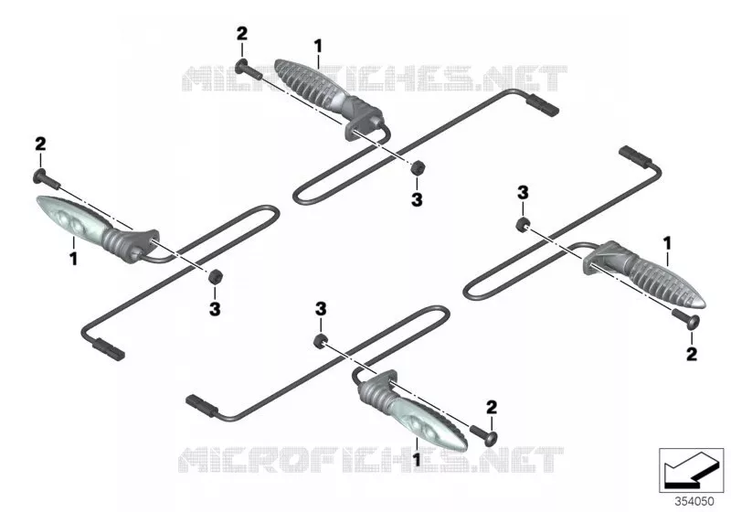 LED de clignotant BMW Motorrad BMW Motorrad R nineT 2013   K21 (0A06, 0A16)