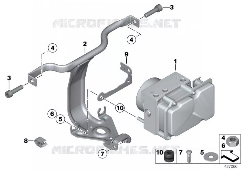 Modulateur de pression ABS BMW Motorrad BMW Motorrad F 800 2004 K7x  K71 (0216,0226)