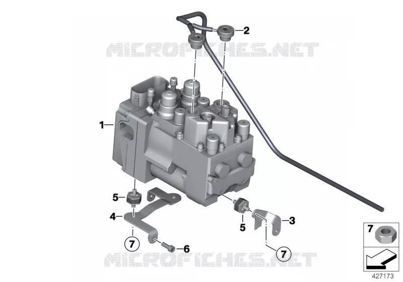Modulateur de pression Integral ABS BMW Motorrad BMW Motorrad R 1200 2002 K2x  K25 (0307,0317)