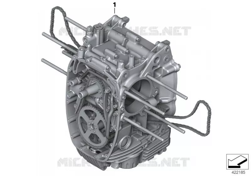 Culasse Droite Pour BMW R 1200 GS Adventure (2010-2013) - Pièce D'occasion