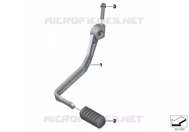 Pcs de cde de vts exterieures/levier BMW Motorrad BMW Motorrad F 700 2014 K7x  K70 (0B06, 0B16)