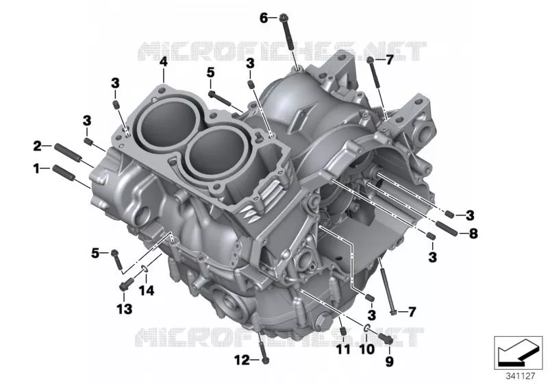Pièces de bloc-moteur BMW Motorrad BMW Motorrad F 800 2015 K7x  K73 (0B54, 0B64)