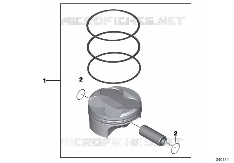 Piston BMW Motorrad BMW Motorrad S 1000 2008   K46 (0507,0517)