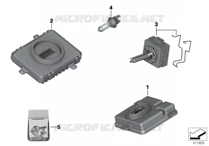 Projecteurs pièces électroniq. /ampoules BMW Motorrad BMW Motorrad K 1600 2017 6 cyl.  K61 (0F51, 0F53)