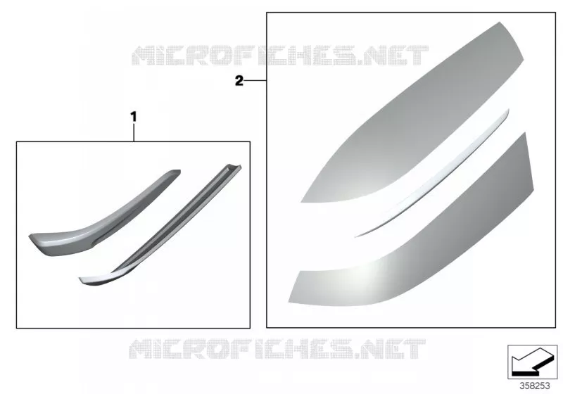 Prot. antichocs/film prot.valise Touring BMW Motorrad BMW Motorrad R 1200 2013 K5x  K52 (0A03, 0A13)