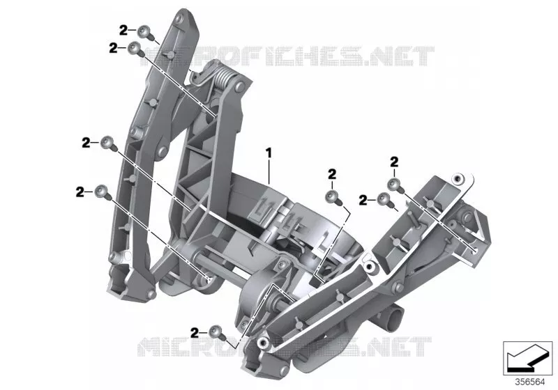 Reglage de pare-brise BMW Motorrad BMW Motorrad R 1200 2013 K5x  K52 (0A03, 0A13)