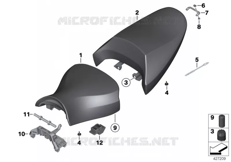 Selle BMW Motorrad BMW Motorrad R 1200 2003 K2x  K28 (0328,0338)