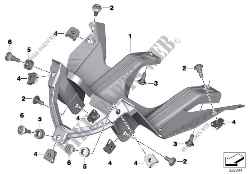 Support dinstruments pour BMW Motorrad S 1000 R à partir de 2013
