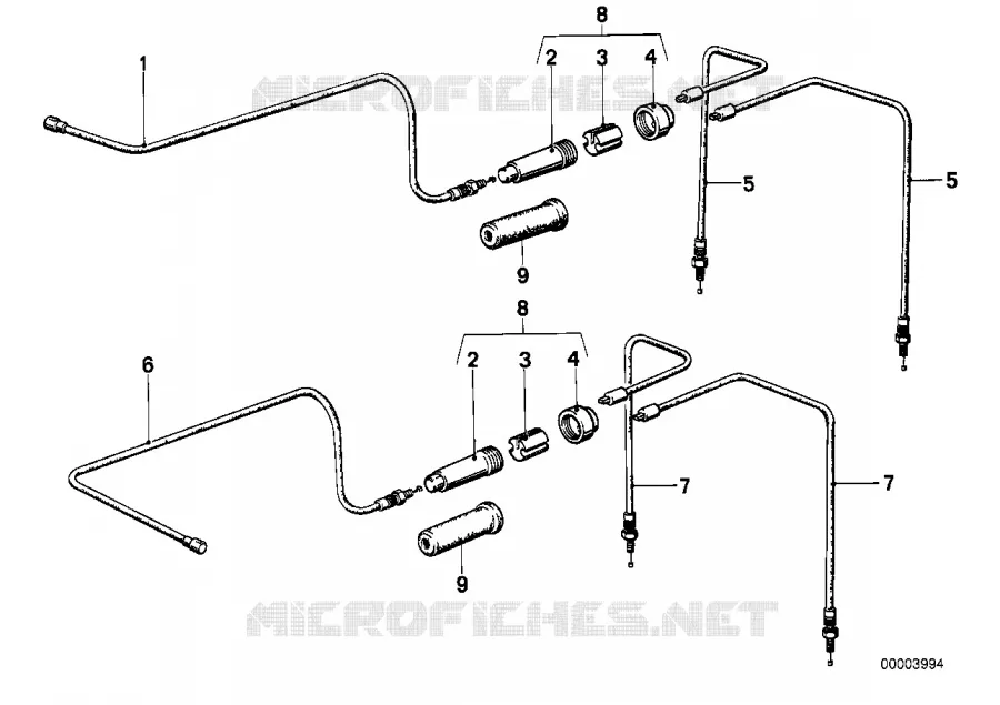 Tirette daccel./tirette de demarreur BMW Motorrad BMW Motorrad Classic R 45 1980 Boxer (78-85)  R45