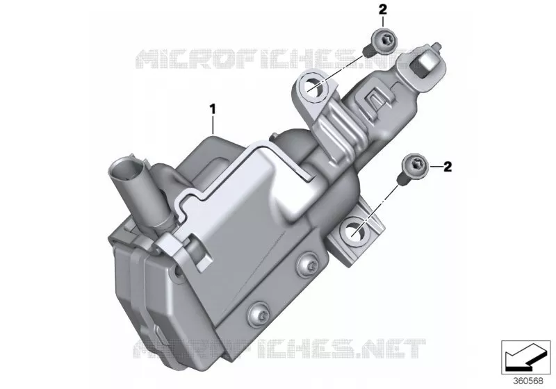 Verrouillage centralisé valise BMW Motorrad BMW Motorrad R 1200 2013 K5x  K52 (0A03, 0A13)