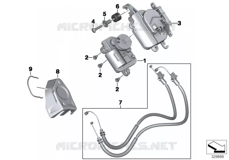 Volet déchappement BMW Motorrad BMW Motorrad S 1000 2013   K47 (0D02, 0D12)