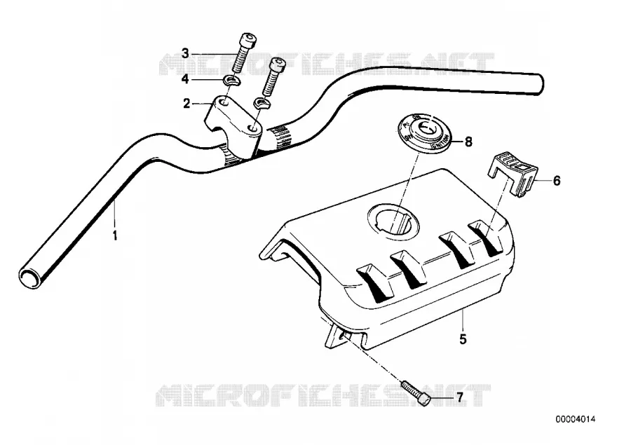 guidon BMW Motorrad BMW Motorrad Classic K 75 1985 3 cyl.  K569 (0563,0572)
