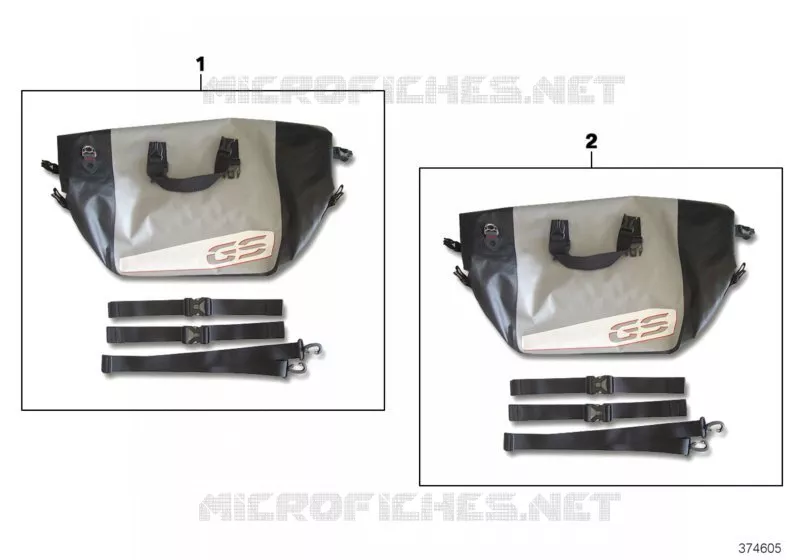 sac intérieur valise aluminium/Topcase BMW Motorrad BMW Motorrad F 850 2016   K81 (0B09, 0B19)