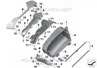 Coffre, partie inférieure Cadre et pièces accolées R 1250 bmw-moto 2017 K5x 78639