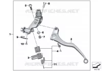 Poignée dembrayage Direction S 1000 bmw-moto 2014  70646