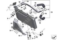 Radiateur du liquide de refroidissement pour BMW Motorrad G 310 R à partir de 2016
