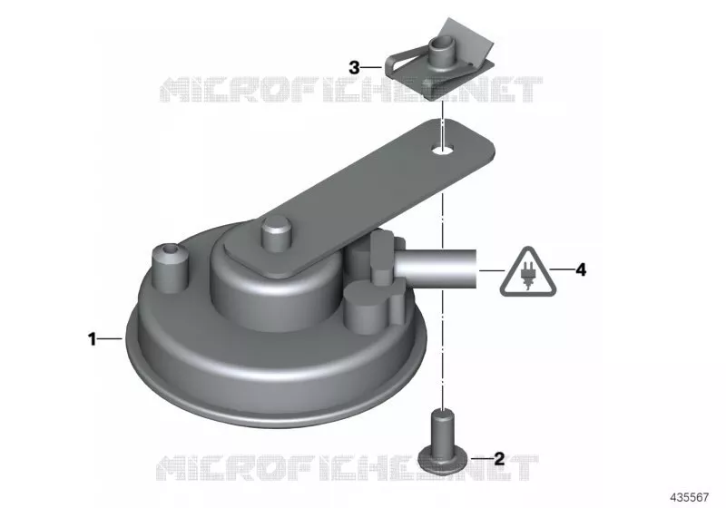 Avertisseur BMW Motorrad BMW Motorrad G 650 2006 X  K15 (0164,0194)