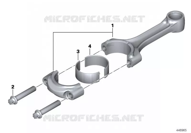 Bielle / Palier De Bielle BMW Motorrad BMW Motorrad K 1200 2003 K4x 4 cyl.  K40 (0581,0591)