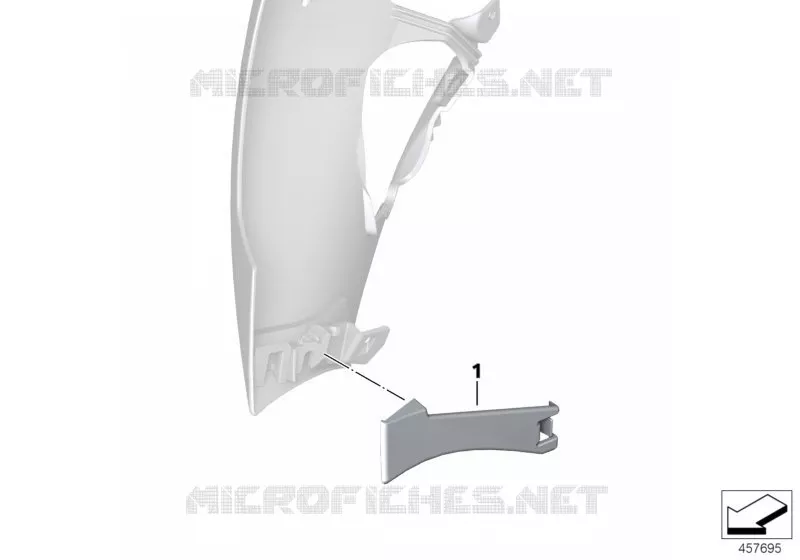 Cache intérieur BMW Motorrad BMW Motorrad K 1600 2010 6 cyl.  K48 (0602, 0612)