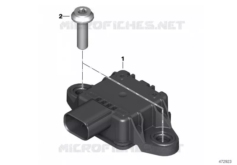Capteur de taux de rotation II BMW Motorrad BMW Motorrad K 1600 2017 6 cyl.  K61 (0F51, 0F53)