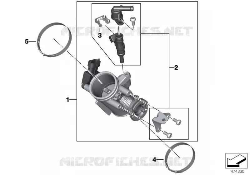 Carter de volet de depart BMW Motorrad BMW Motorrad G 310 2016   K02 (0G02, 0G12)