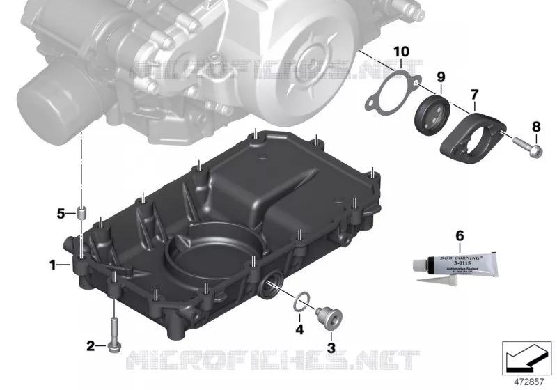 Carter dhuile/indicateur niveau dhuile BMW Motorrad BMW Motorrad G 310 2016   K03 (0G01, 0G11)