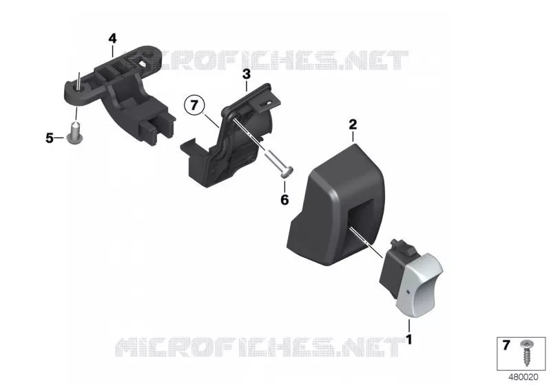 Commutateur additionnel ASC BMW Motorrad BMW Motorrad R 1200 2003 K2x  K26 (0368,0388)