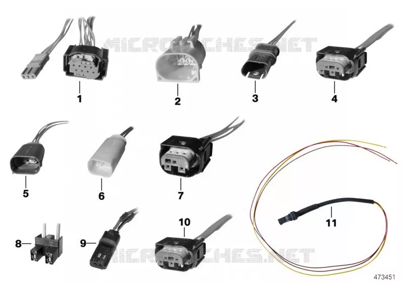 Connecteur de réparation BMW Motorrad BMW Motorrad R 850 1996 4V  259 (0403)