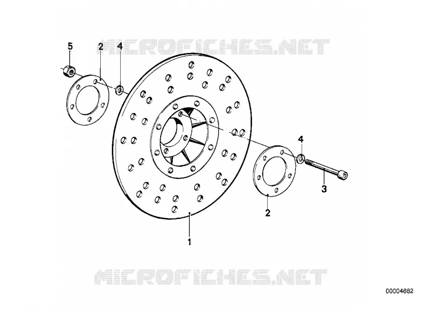 Disque de frein avant BMW Motorrad BMW Motorrad Classic R 80 1982 2V (76-85)  R80