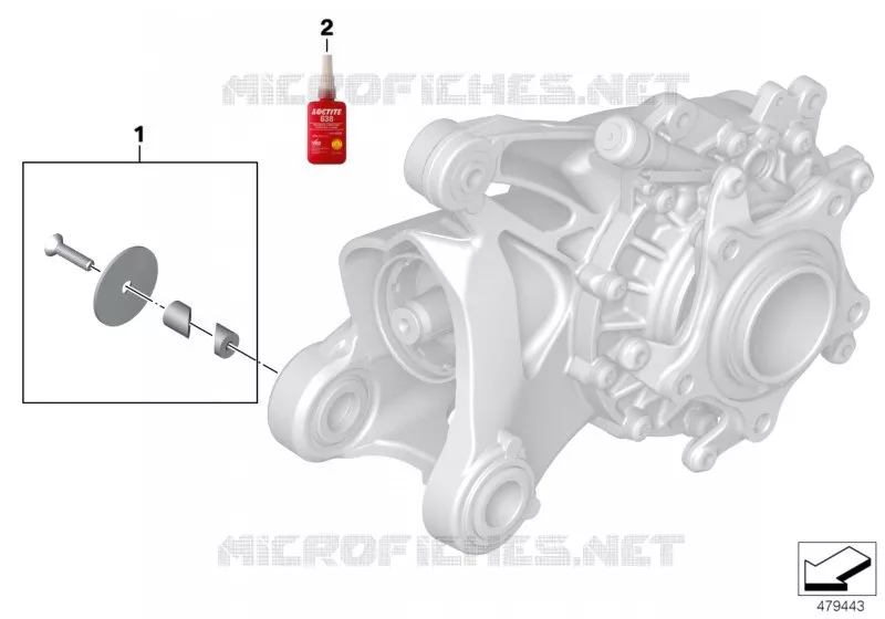 Elém.de rec.palier renv.dangle Machined BMW Motorrad BMW Motorrad R nineT 2015   K22 (0J11, 0J13)