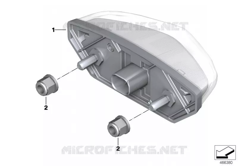 Feu arrière à LED BMW Motorrad BMW Motorrad R nineT 2015   K23 (0J31, 0J33)
