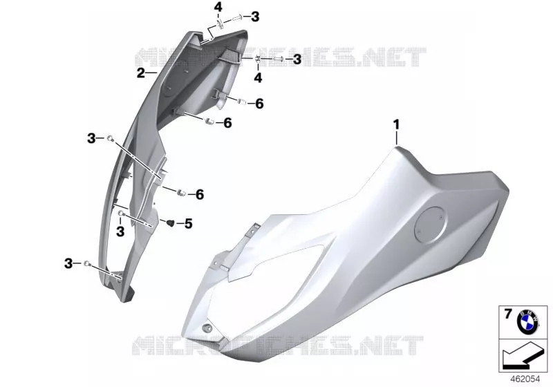 Carénage Latéral Droit Pour BMW C 650 Sport 2016-2021 - Pièce D'origine Occasion