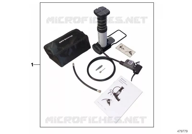 Jeu Minipompe à pied BMW Motorrad BMW Motorrad R 900 2009 K2x  K26 (0330,0340)