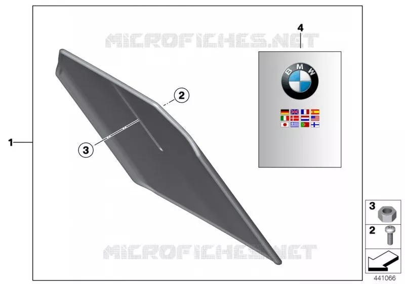 Jeu protecteur BMW Motorrad BMW Motorrad F 800 2015 K7x  K71 (0B53, 0B63)