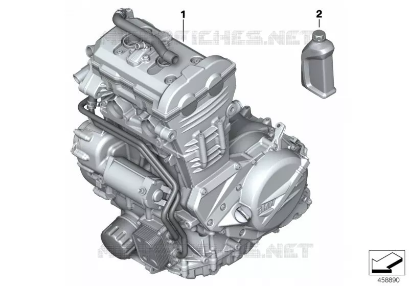 Moteur BMW Motorrad BMW Motorrad F 700 2011 K7x  K70 (0B01, 0B11)
