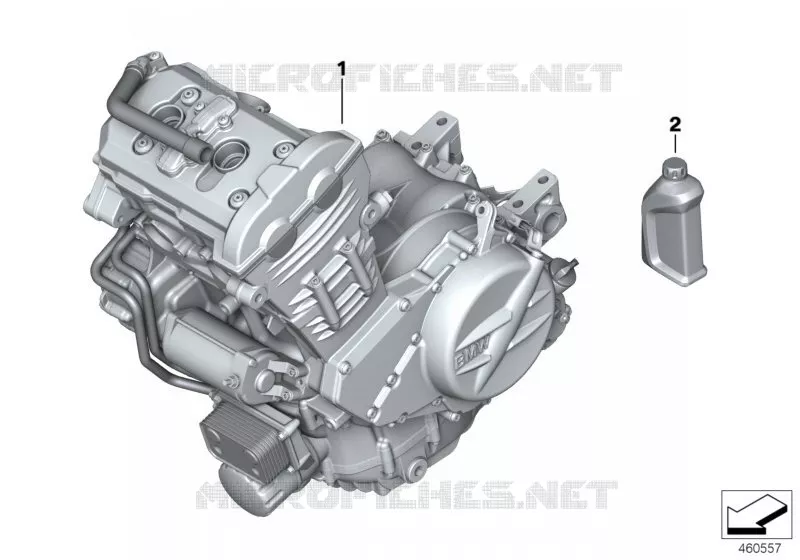 Moteur BMW Motorrad BMW Motorrad F 800 2013 K7x  K73 (0B04, 0B14)