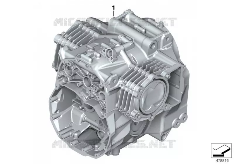 Moteur semi-comp./ Cylindre avec pistons BMW Motorrad BMW Motorrad R 1200 2014 K5x  K54 (0A05, 0A15)