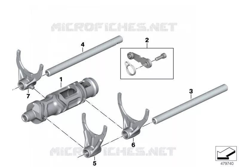 Pièces de boîte 6 vitesses BMW Motorrad BMW Motorrad R 1250 2017   K53 (0J71, 0J73)