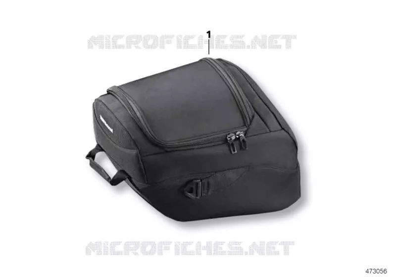 Pochette intérieure Top-case 28l BMW Motorrad BMW Motorrad F 800 2015 K7x  K71 (0B53, 0B63)