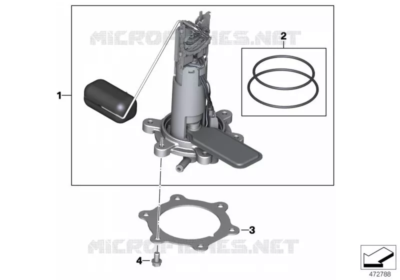 Pompe à carburant / capteur à levier BMW Motorrad BMW Motorrad G 310 2016   K03 (0G01, 0G11)