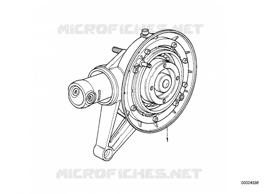 Pont arrière BMW Motorrad BMW Motorrad Classic R 80 1987 2V (87-90)  R80