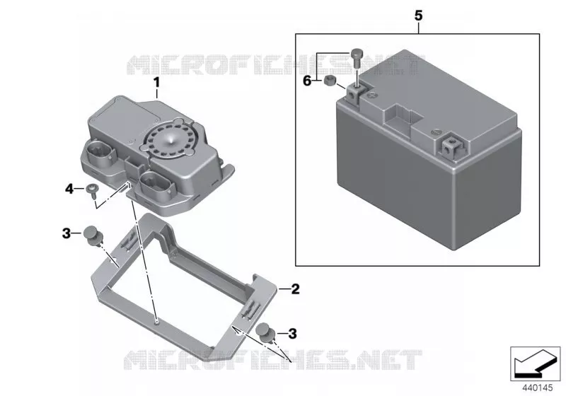 Post-équipement alarme antivol BMW Motorrad BMW Motorrad S 1000 2016   K47 (0D52, 0D62)