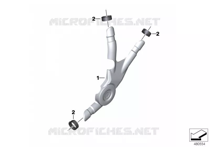 Protection de cadre BMW Motorrad BMW Motorrad R 1200 2015 K5x  K50 (0A51, 0A61)