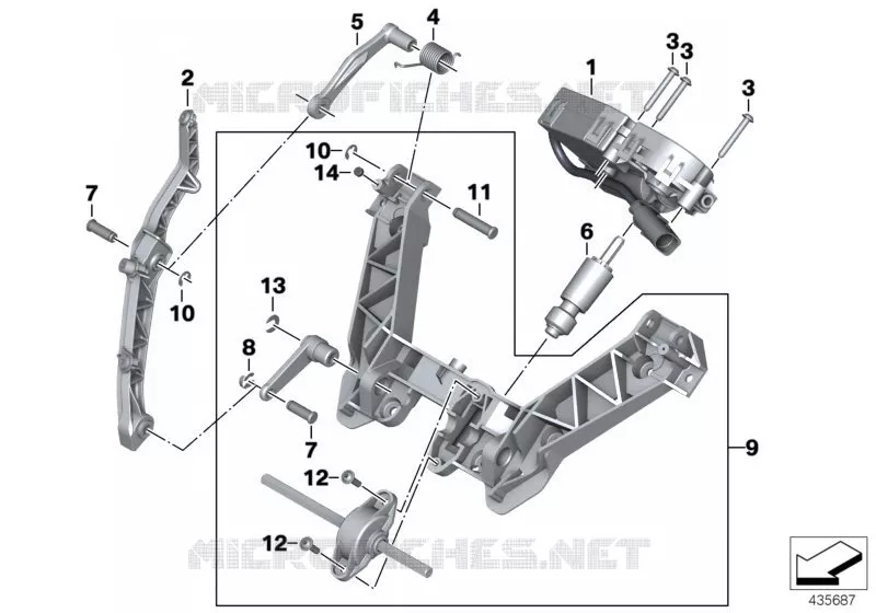 Réglage de pare-brise électrique BMW Motorrad BMW Motorrad R 900 2009 K2x  K26 (0330,0340)